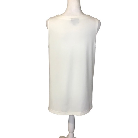 NEW J. Jill Wearever Layering Tank in White Size Medium - Picture 5 of 8